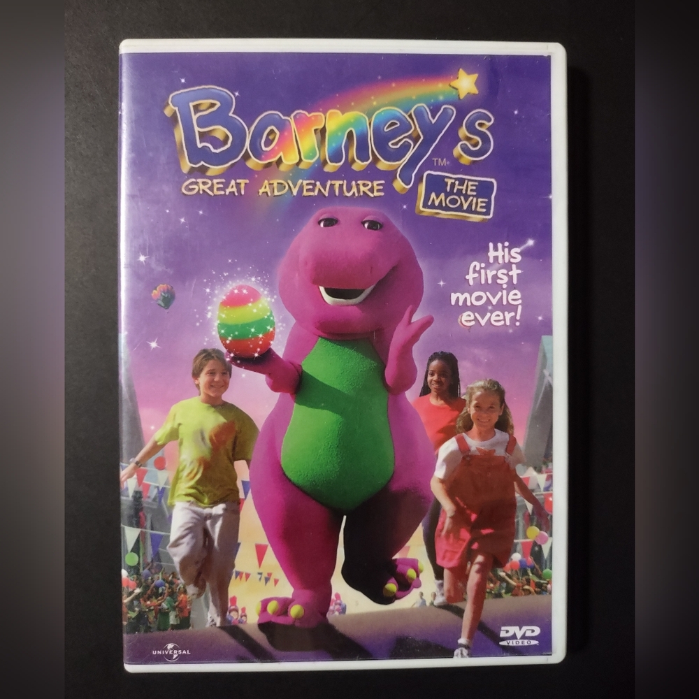 Barney's Great Adventure The Movie DVD (1998) - His First Movie Ever!
